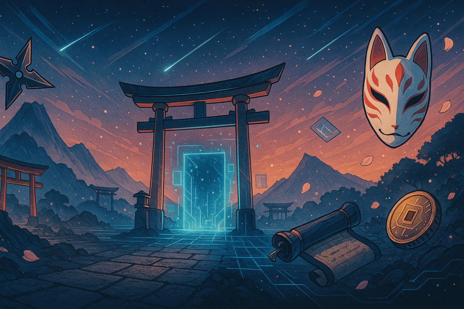 メタ忍ワールド キービジュアル